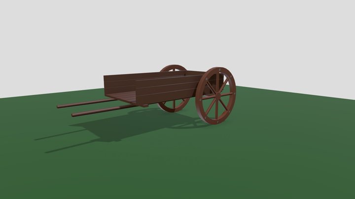 3D Asset Creation - Cart 3D Model