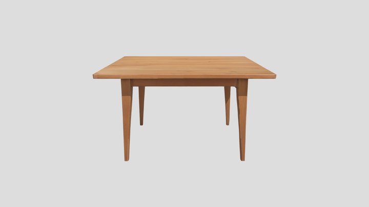 3D Table Model | Realistic Furniture Asset – Free 3D Model STL