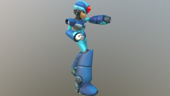 X - Megaman X8 3D Model