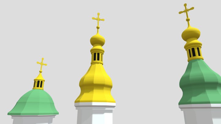 Roof Saint Sophia Cathedral – Free 3D Model STL
