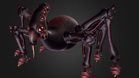 Blood Spider 3D Model
