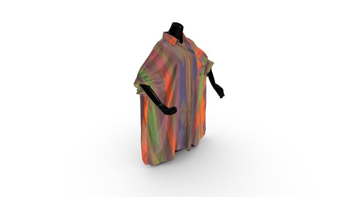 Strip Dress 3D Model