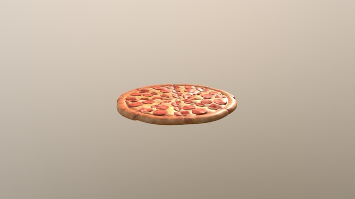 Pizza Food 3D Model 3D Model