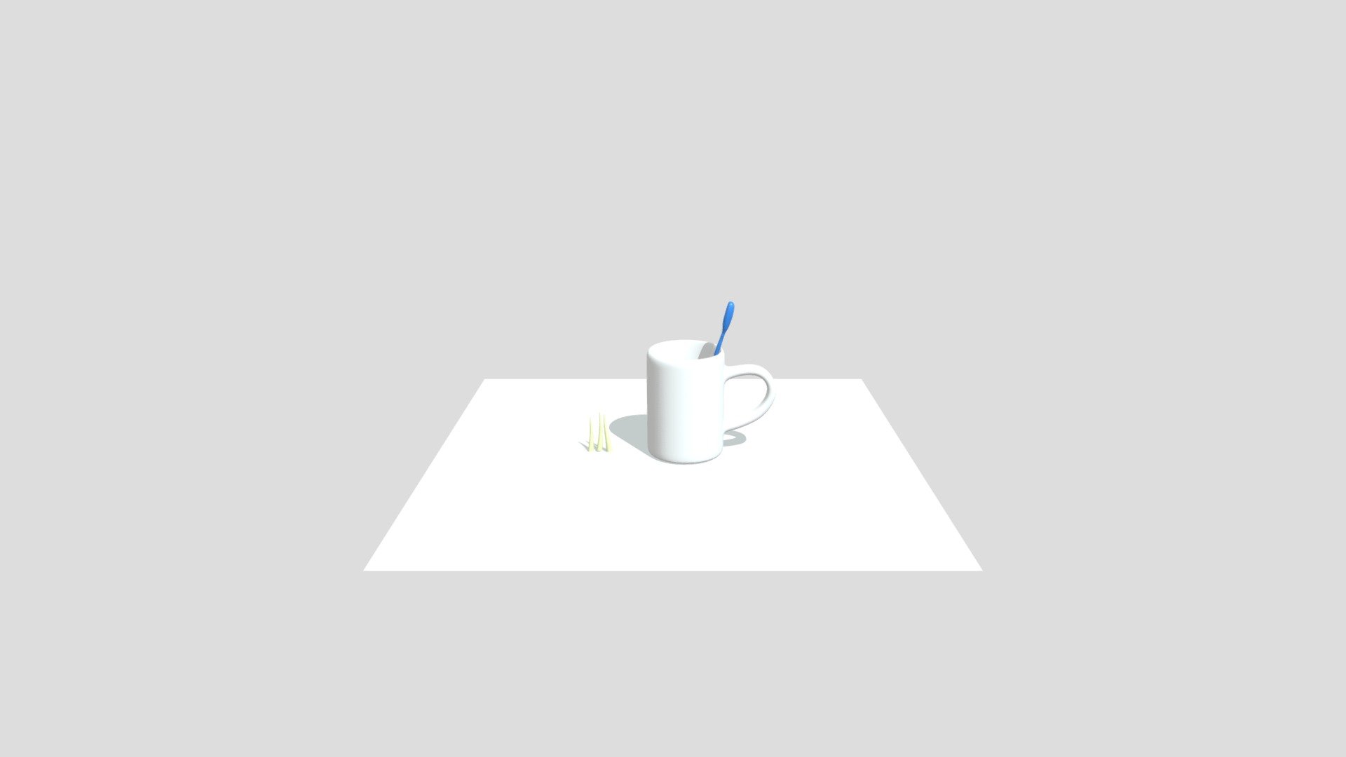 Taza y Cepillo Dientes
