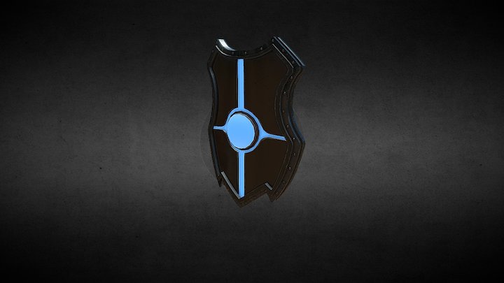Sci fi shield 3D Model