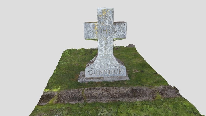 Donahue Gravestone - Jefferson Cemetery 3D Model