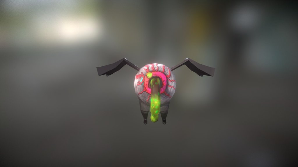 Eyeball dragon animated