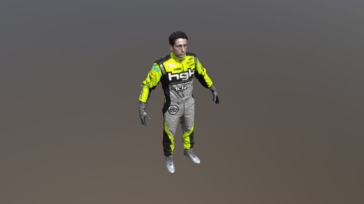 HGK FD RaceSuit 2018 3D Model