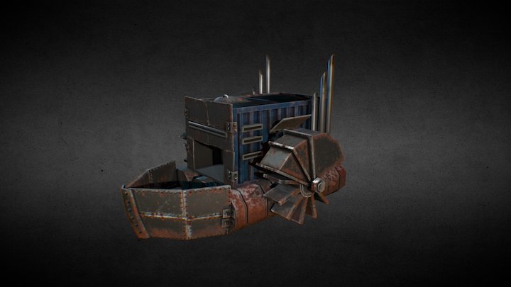 Brute ship (Pirates faction) for Water world MMO 3D Model