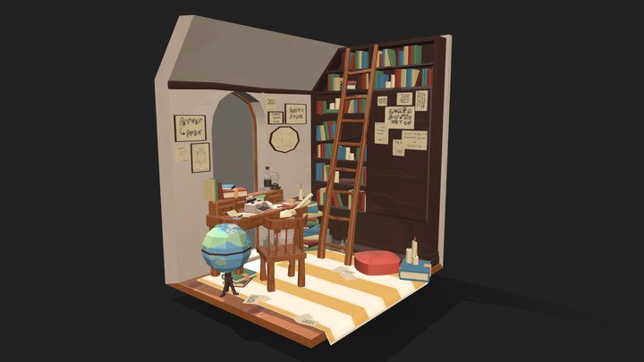 DAE Crib - Author's Den 3D Model