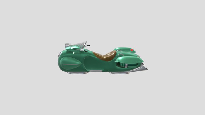 Culture Mechanic's Hovercycle 3D Model