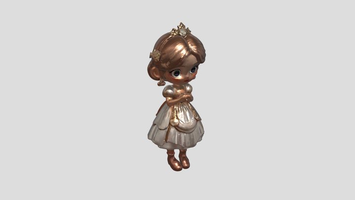 0326求婚女 3D Model
