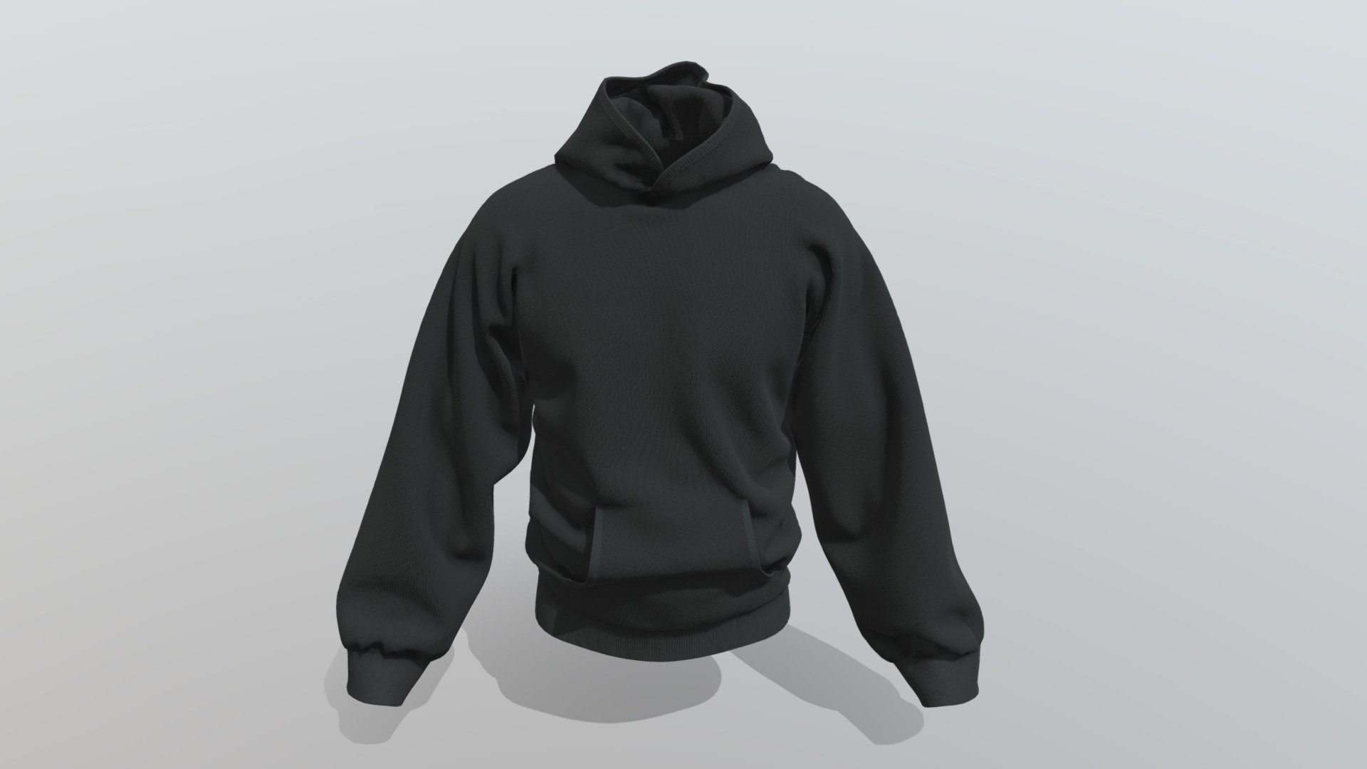 Hoodie Black - Buy Royalty Free 3D model by ioptic (@iluapodk) [f49c50a ...