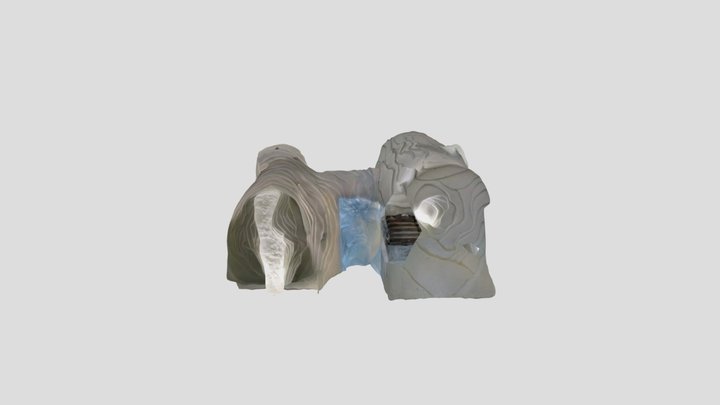 Artic Snow Hotel Room 3D Model