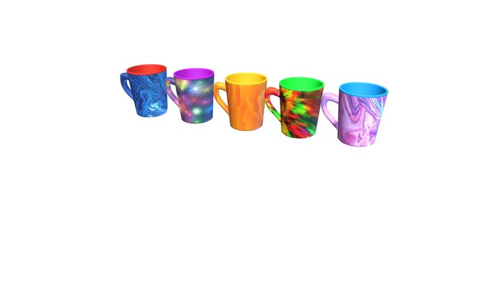 Mug Set 3D Model