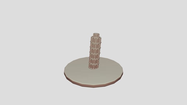Pisatower 3D Model