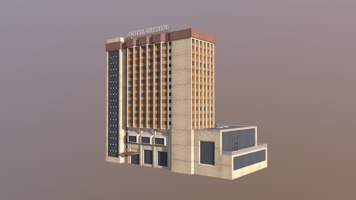 Hotel Bristol Sarajevo, Bosnia and Herzegowina 3D Model