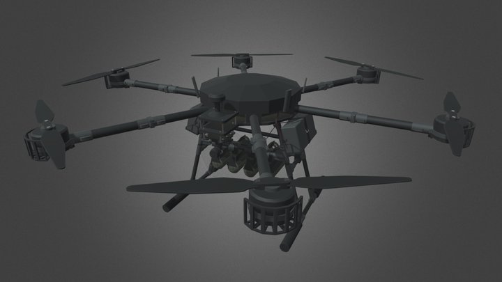 Vampire UAV (BabaYaga) – Kostenloses 3D-Modell STL