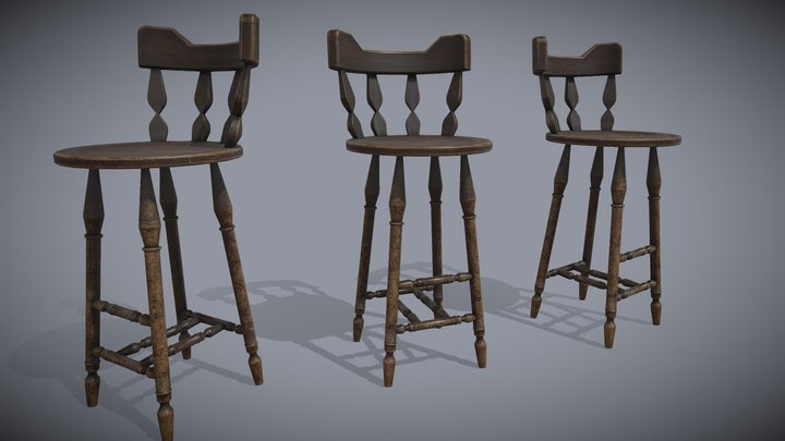 Wooden Chair - 9MB – Modelo 3D gratuito STL