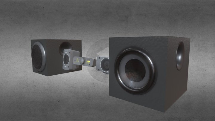 intergated speakers – Modello 3D gratuito STL