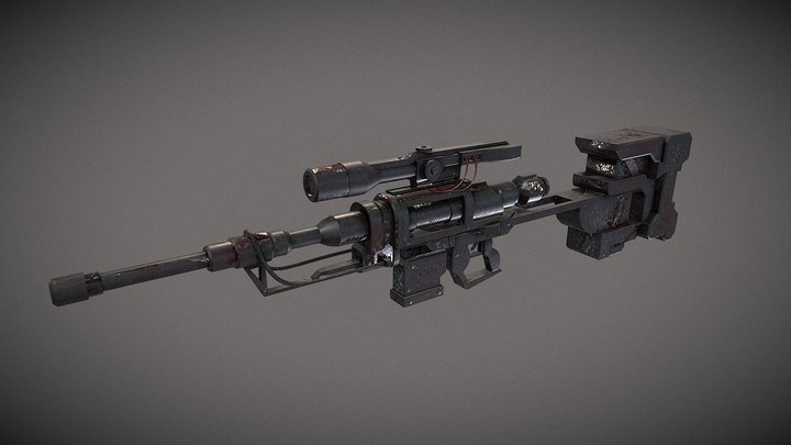Sniper 3D Model