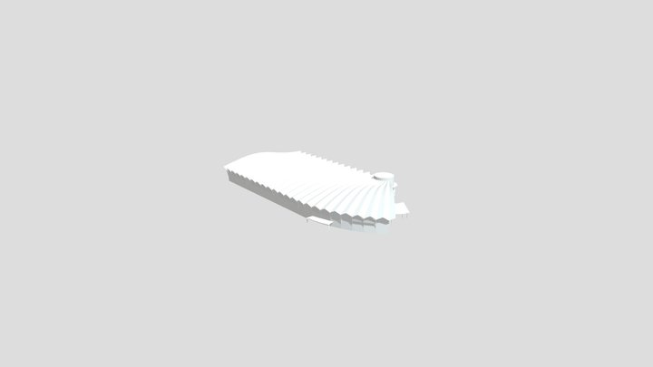 Convention Center 3D Model 3D Model