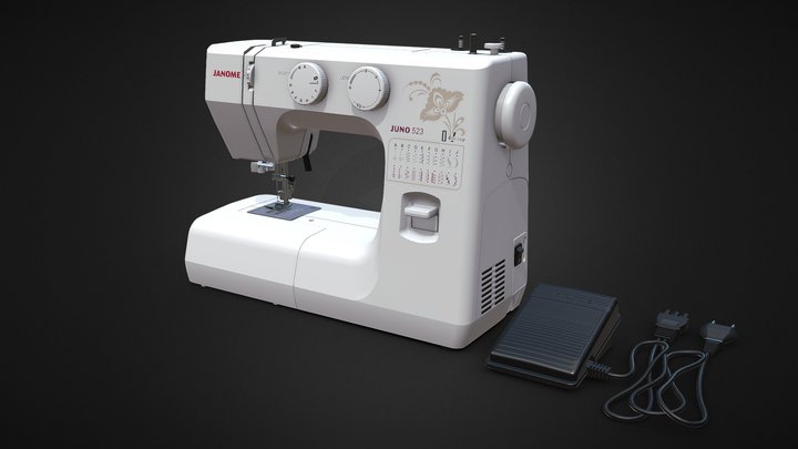 Sewing machine Janome Juno 523 3D Model