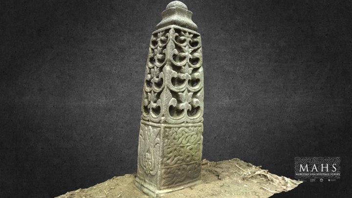 Plang-pleng Muslim gravestone from Aceh 3D Model