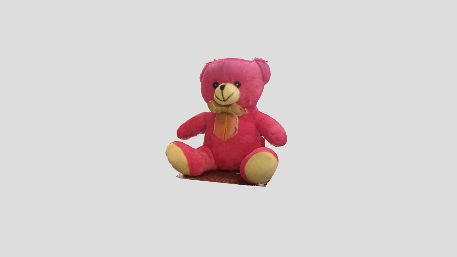 Pink Teddy Bear Download Free 3D model by kristinwakeland [f4a177d