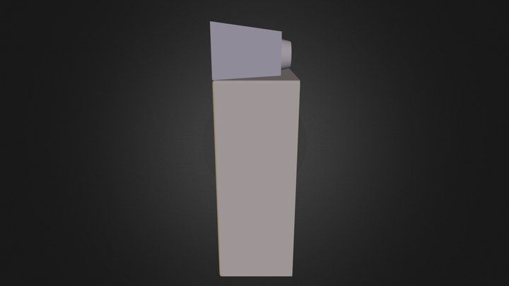 Twin Cone Loudspeaker Cabinet 3D Model