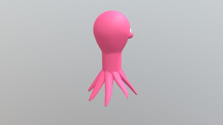 Simple Octopus 3D Model