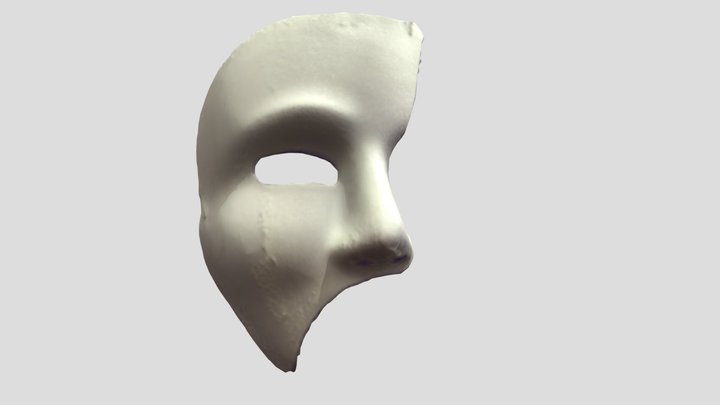 Phantom Of The Opera Mask 3D Model