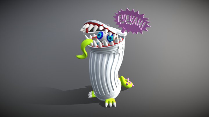 Trash Monster for EYEYAH! 3D Model
