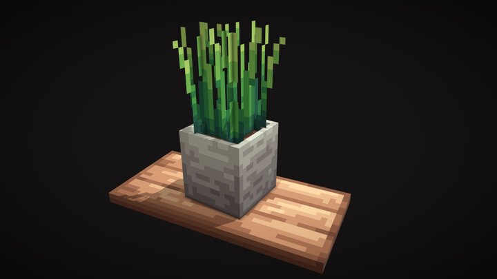 Potted Plant 3D Model