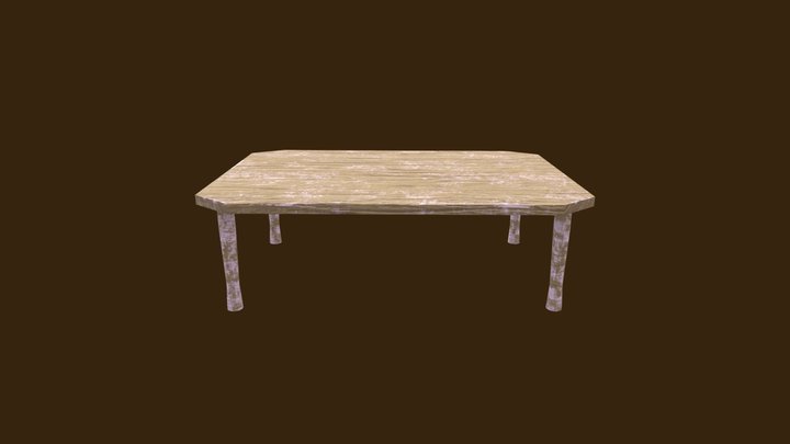 Table Project Texture 3D Model