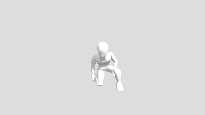 Animated PLAYER.GLB 3D Model