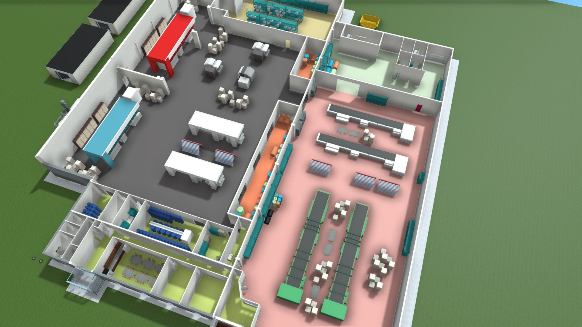 Factory Floor Plan 3D Model By Virtual Teic dyb f4a43b7 Sketchfab