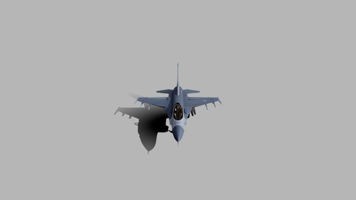 F-16 Fighting Falcon 3D Model