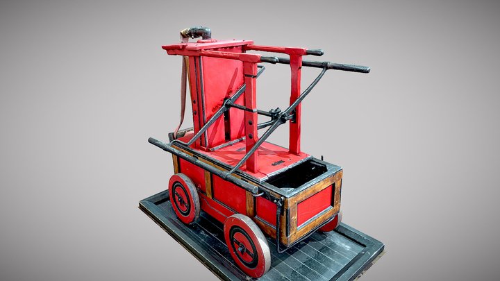 Fire Pump at Nantwich Museum 3D Model