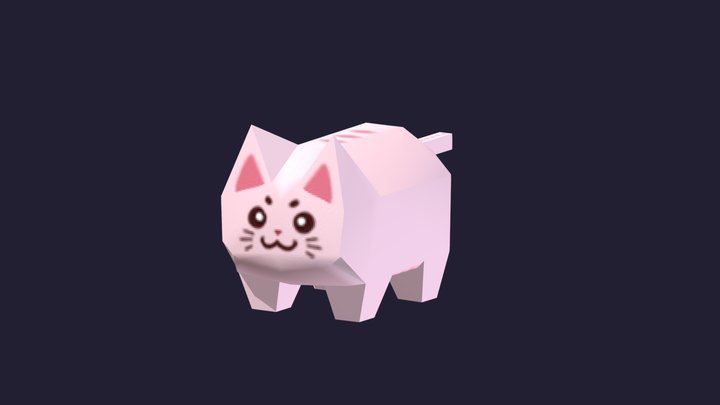 Cat Plush 3D Model