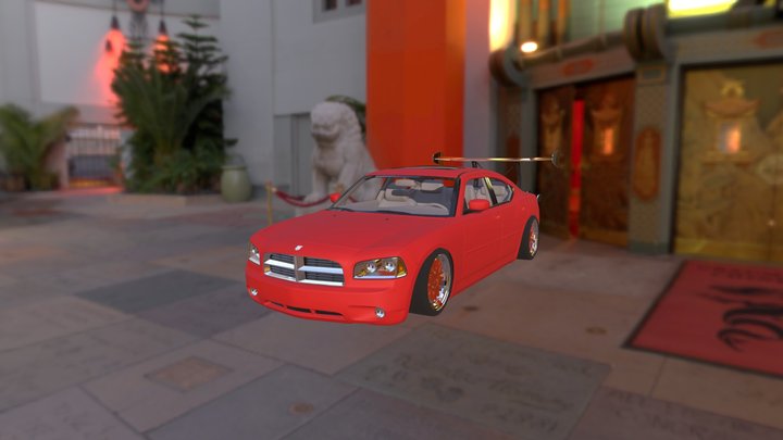 Dodge Charger Stance Bodykit 3D Model