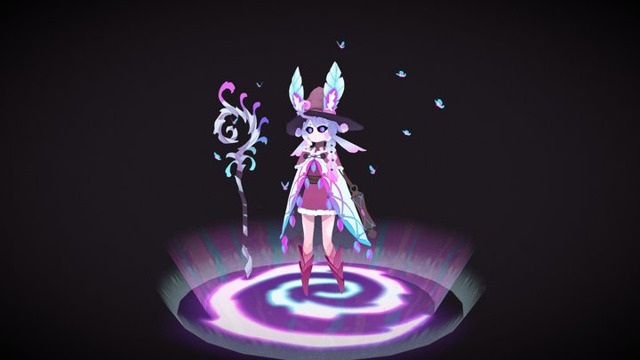 Orith, the Moth Mage! 3D Model