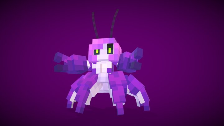 Crab Girl 3D Model
