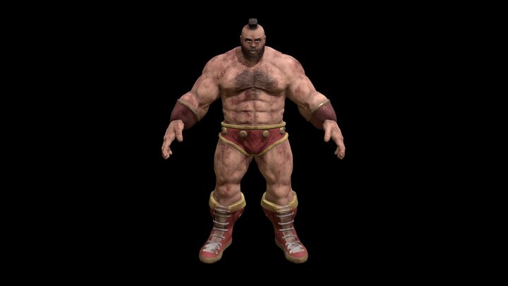 Zangief - Street Fighter 3D Model