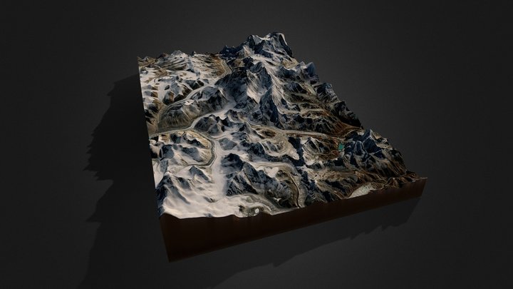 Mount Everest 3D Model