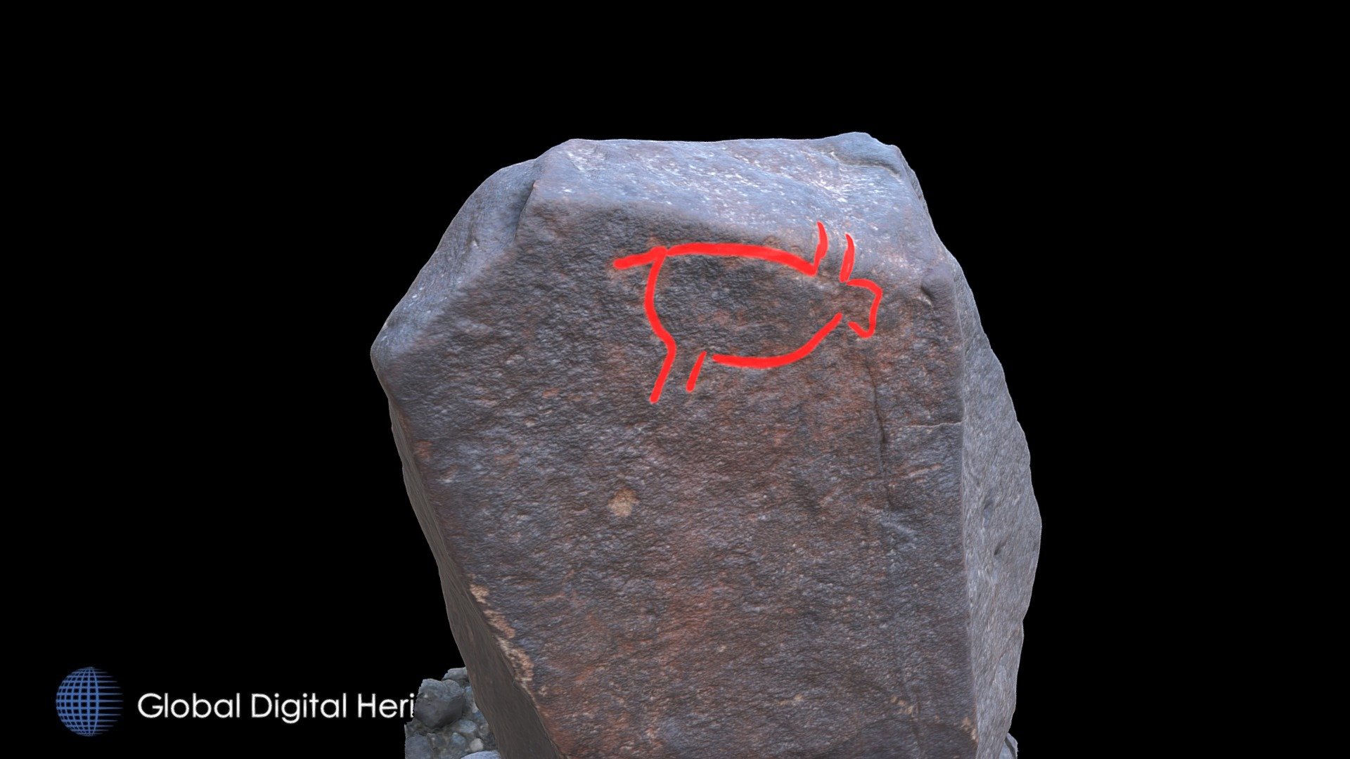 Petroglyph C24 Khatm Al Melaha, Kalba, Sharjah
