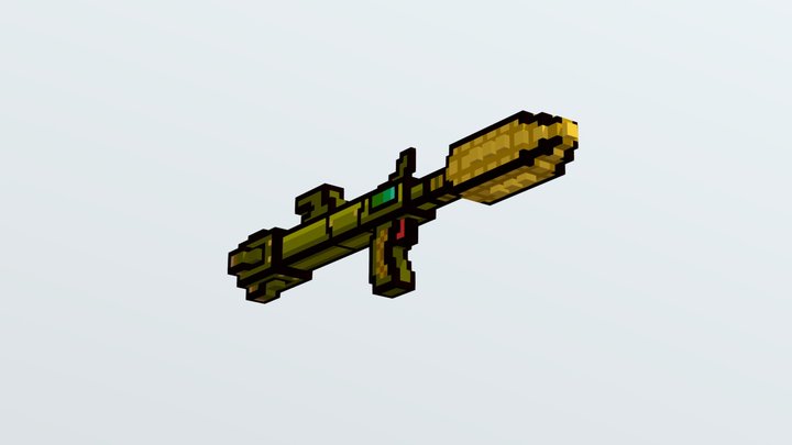 Corn Launcher (Pixel Gun 3D) – Modelo 3D gratuito STL
