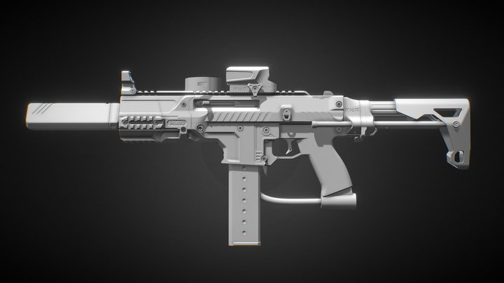 MWR kitted "Engineer" AR-Kit A5 3D Model
