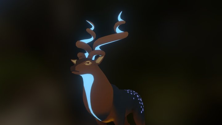 Deer God - Shattered Might 3D Model