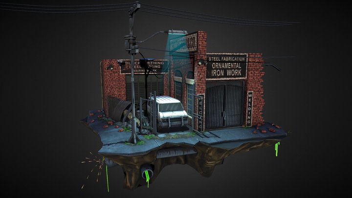 Diorama - Metalworks 3D Model